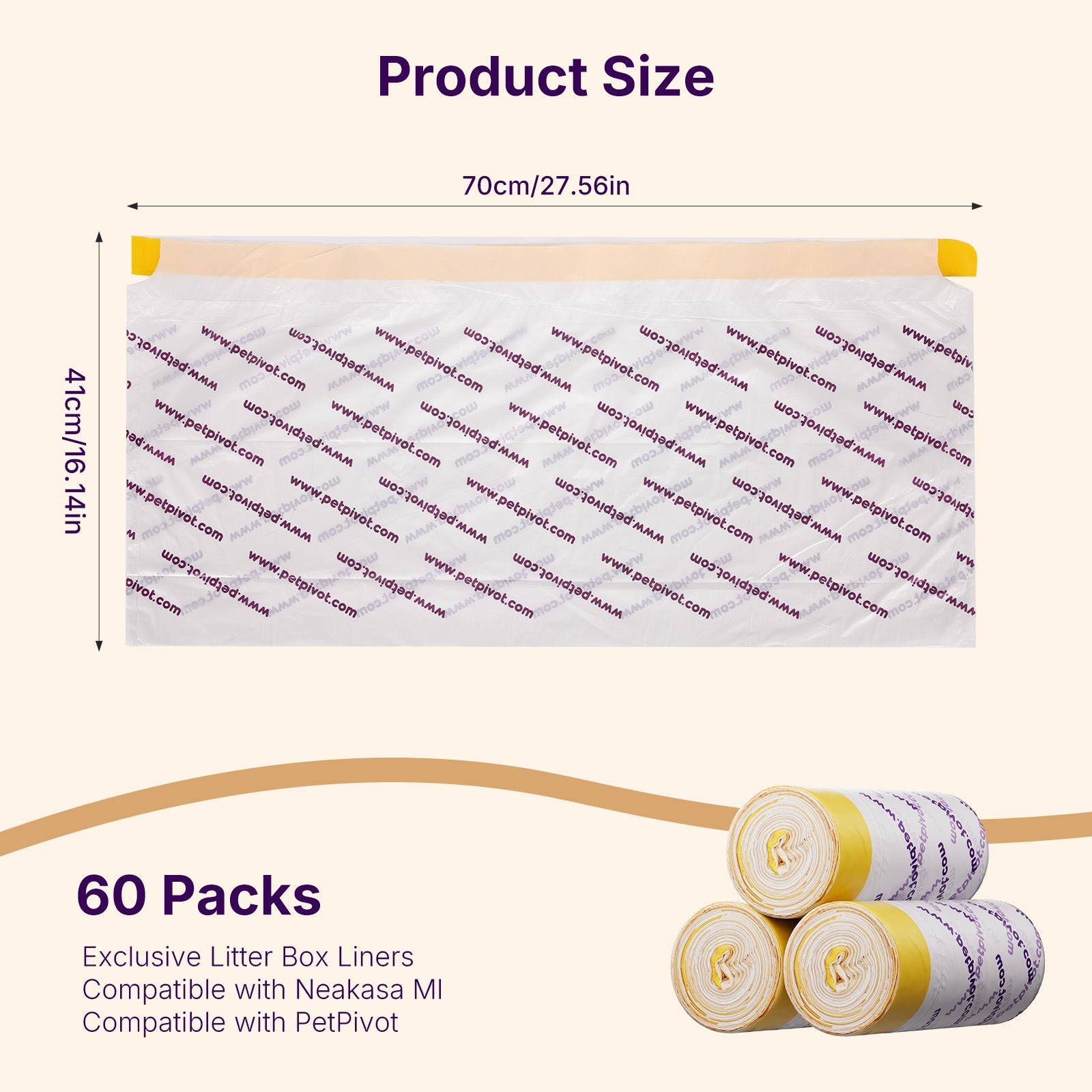 AutoScooper 11 Waste Bags – 60 Count